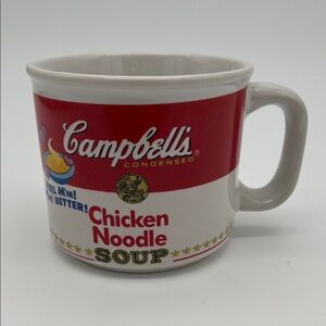 Vintage Campbell's Chicken Noodle Soup Mug Bowl Cup Ceramic by Westwood 1997